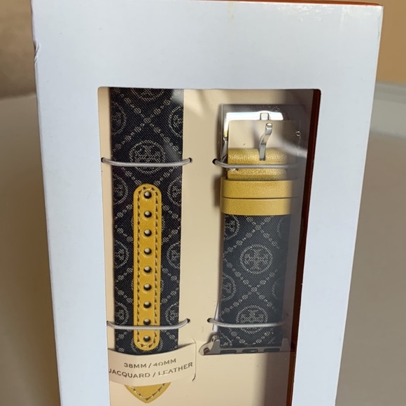 Tory Burch T MONOGRAM BAND FOR APPLE WATCH®T, 38MM – 42MM - Picture 8 of 11